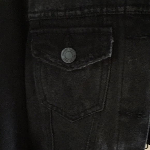 Black denim jacket - Picture 5 of 7